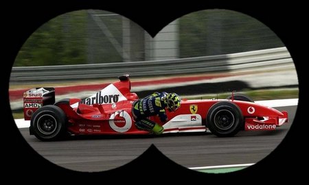 rossi f1 test